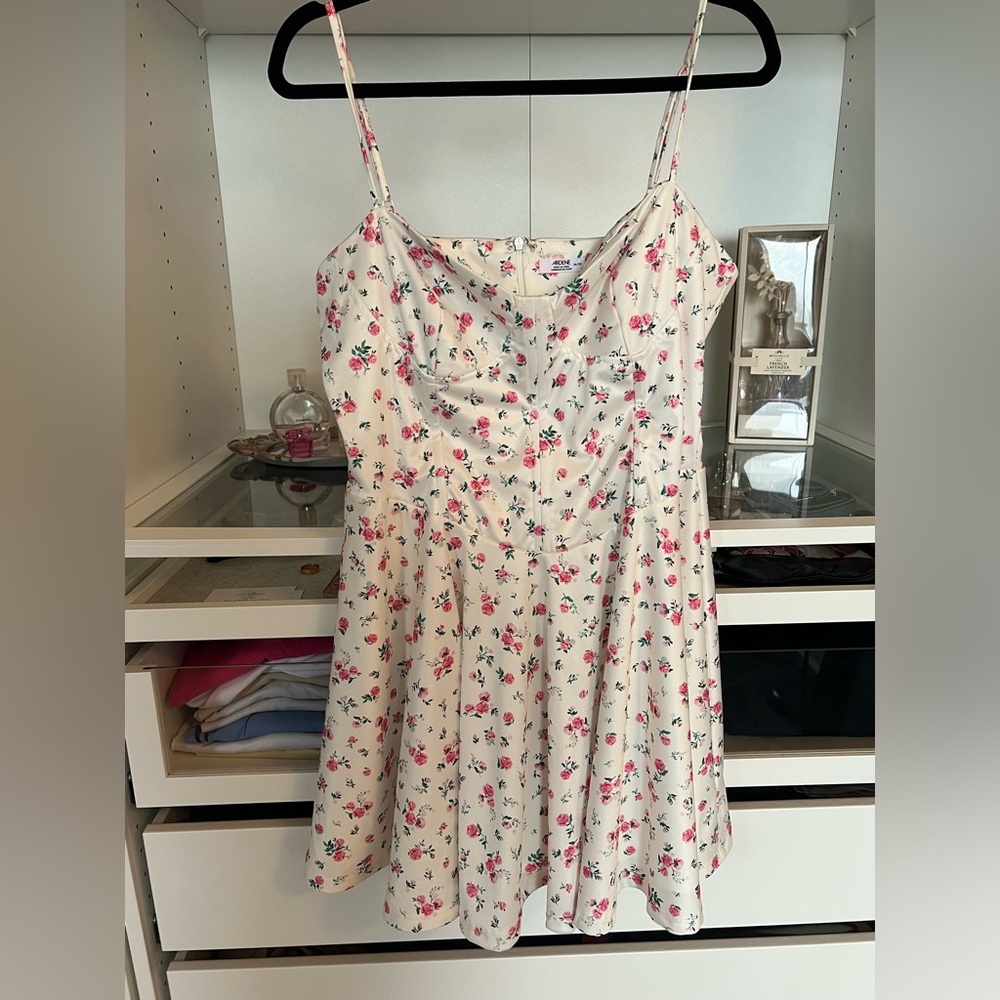 White Floral Dress